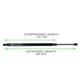 thumbnail image 3 of 2 Lift Supports Gas Struts Shocks Fits 2007-2014 Escalade, Tahoe, Suburban, Yukon Denali Rear Tailgate Hatch Trunk Door Gate Back Liftgate 6156 SG330076 22743451 Springs Arms Dampers, 3 of 8
