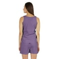 thumbnail image 4 of Bimba Solid 2 Pcs Nightwear Set For Women Sleeveless Shirt & Short Sleepwear, 4 of 6