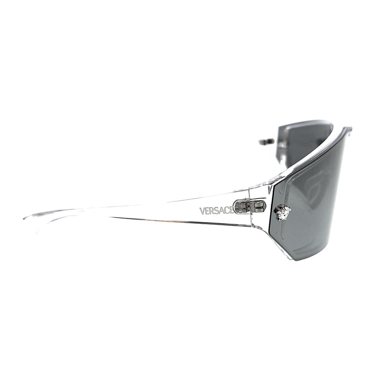 Versace VE 4461 Plastic Unisex Shield Sunglasses Crystal  display picture 1