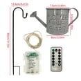 thumbnail image 2 of Fiudx Lámpara de Jardín con Forma de Estrella, Diseño de Regadera Solar, Led Blanco Cálido, Cable de Cobre, Decoración de Jardín Exterior, Ambiente Mágico para Una Noche, Soporte de 80 Cm, Incluye So, 2 of 6