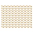 thumbnail image 1 of 100 piezas Tuerca de inserción moleteada Latón Doble paso Sujetador integrado Accesorios hechos a mano M8 x 20 x 10, 1 of 8