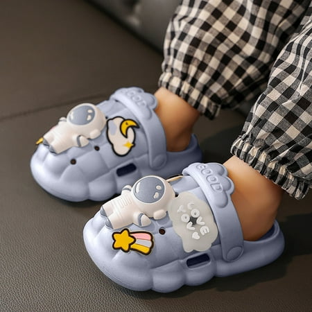 

Hunpta Kids Sandals Cartoon Slides Sandal Boys Girls Non Slip Cute Summer Children Flat Sandal Slippers Shower Beach Outdoor