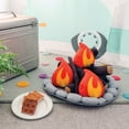 thumbnail image 2 of MindWare Oh So Fun! Plush Campfire Set, Kids Camping Toys with Pretend Campfire and Pretend Food, Smores Kit for Fire Pit, Kids Pretend Camping Play Set for Indoor Play, Ages 3 and Up, 2 of 7