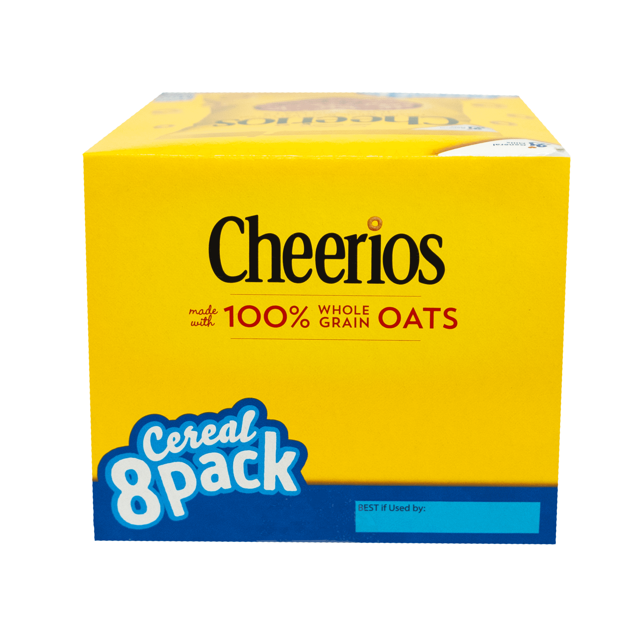 Cheerios Yellow Box, 7.34 oz, 8 Count, Crunchy, Whole Grain, Original Flavor, Plastic Bag, New