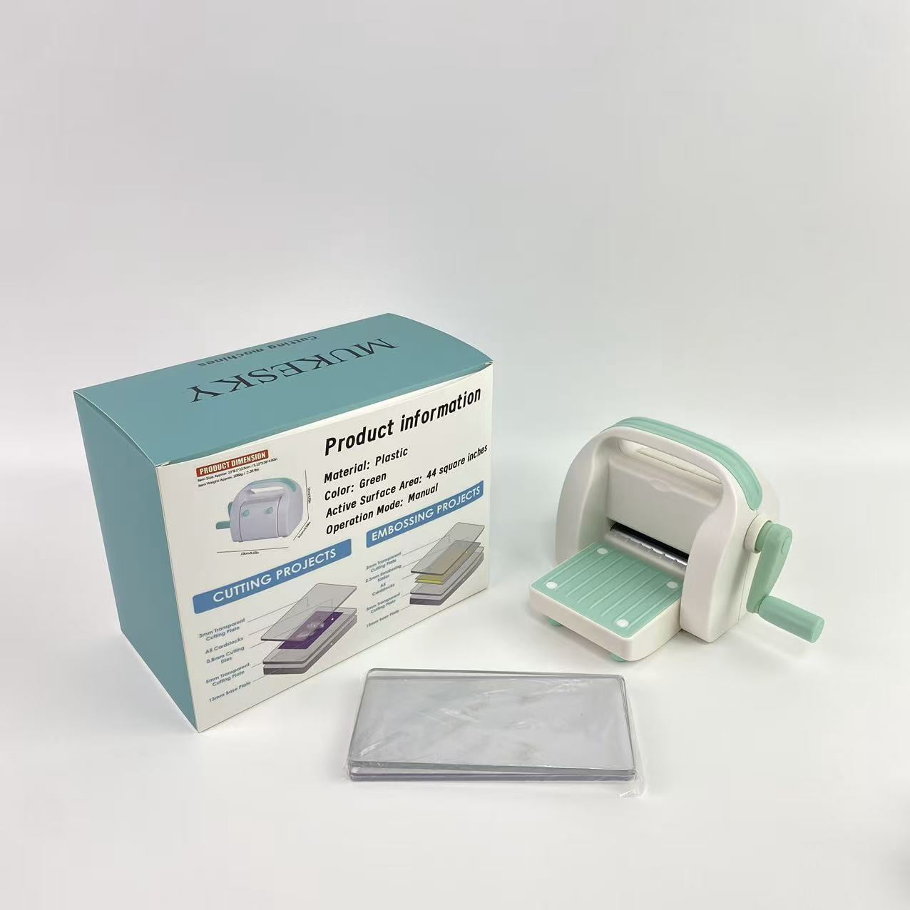 MUKESKY Cutting machines,Die-cutting machines,Craft Die Cutting & Embossing Machine, Mini Die Cut Machine, 3 1/8" Feeding Slot for 3" Paper and Other Materials
