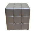 thumbnail image 2 of Greatime OM1001 Cube Ottoman, Purple, 2 of 5