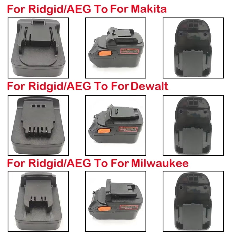 Battery Adapter for Ridgid/AEG to for Makita/Dewalt/Milwaukee Tool,for Makita/Dewalt/Milwaukee Battery to for Ridgid/AEG Tools