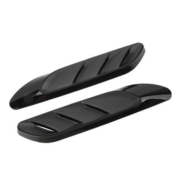Cubierta Del Conducto De Flujo De Entrada, Reduce El Arrastre, Guardabarros, Salida De Aire Lateral, Moldura De Ventilación, Reemplazo Negro Brillante, Alta Resistencia, Mejora La