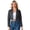 #108 Black, variant on Women’s Cropped Open Front Blazer, Long Sleeve Lapel Casual Short Jacket