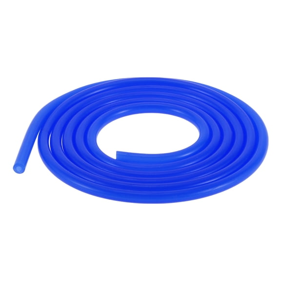 Unique Bargains 16.4Ft 1/8" 3mm ID 2mm Thickness Silicone Vacuum Tubing Hose High Temperature Automotive Vacuum Line 1 Pcs 130PSI Max Pressure