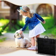 Bestpet 30 Large Folding Wire Dog Crate, Metal Pet House for Indoor Use