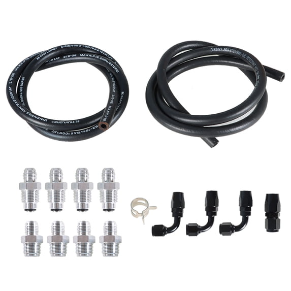 Universal Power Steering Pump Hose Kit 551082 LS Swap Pressure Return Line Replacement for LS1 LS3