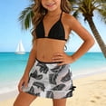 thumbnail image 3 of MEZZALL Children Girls Two Piece Swimwear Bikini With Mesh Cover Up Rash Guard Swimsuits For Youth Boho Summer Flower Print Beachwear, 3 of 5