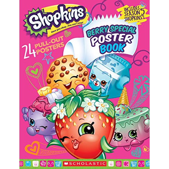 Pre-Owned Berry Special Poster Book (Shopkins), 9781338111262, 1338111264, Paperback,