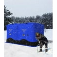 thumbnail image 7 of Luku Portable Ice Fishing Shelter - Spacious 3 to 4-Person Pop-Up Ice Fishing Tent - Durable and Weather Resistant Winter Fishing Shelter - Lightweight and Easy to Set Up - Red/Blue, 7 of 7