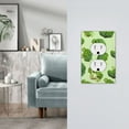 thumbnail image 5 of Daiia Broccoli 3 Pattern Decorator Wall Plate Child Safe Outlet Cover, Switch and Outlet Covers,Size 1-Gang 5.0" x3.0" , Polycarbonate Thermoplastic-Style S, 5 of 6