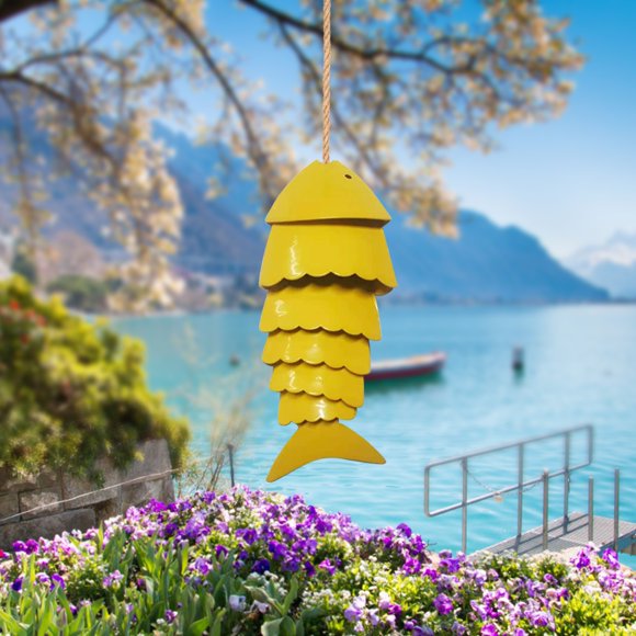 Dvkptbk Wind Chime Crafts Color Wind Chime Iron Outdoor Indoor Pendant Wind Chime Home Decor