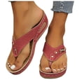 thumbnail image 3 of Fukaraa Summer Orthopedic Sandals Wedge Arch Support Non-Slip Beach Platform Shoes, 3 of 9