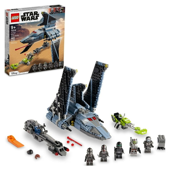 LEGO Star Wars The Bad Batch Attack Shuttle 75314 Building Toy Set (969 Pieces)