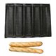 thumbnail image 1 of Silicone Baguette Pan - Non-sti Perforated Fench Bread Pan Forms , Hot Dog Molds , Baking Liners Mat Bread Mould, 1 of 5