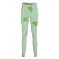 thumbnail image 5 of Wangmeiwg St Patricks Day Leggings for Women St Patricks Day Print High Waist Yoga Pants for Women Tights Compression Running Fitness Workout Leggings Mint Green XL, 5 of 5