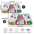 thumbnail image 2 of Goofa Funny Christmas Gnome Printed Car Windshield Sunshade,Foldable Reflective Sun Visor,UV Protection Heat Blocker Sunshade,Car Cooling Accessory-Medium, 2 of 7