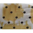 thumbnail image 5 of oneOone Georgette Viscose White & Yellow Fabric Polka Fabric For Sewing Printed Craft Fabric By The Yard 42 Inch Wide, 5 of 6