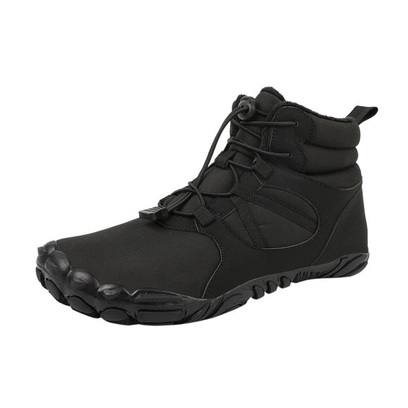 Women's Snow Boots Couples Rubber Snow for Women Snow Boot Women Non Slip Autumn Winter Outdoor Warm Womens Mid Calf Snow Women Snow Plus Hair Thickening Non Snow Women Easy Slip on Snow