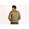thumbnail image 2 of Camisa Vaquera Cheyenne Bordada Con Gamuza, Gran Herradura, 2 of 3
