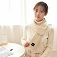 thumbnail image 4 of Rechargeable Heated Shawl Electric Neck Warmer With 3 Heating Levels For Indoor And Outdoor Activities, 4 of 5