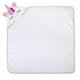 thumbnail image 2 of Juego de toallas Baby Essentials con capucha, diseño de unicornio, 76 x 76 cm, 23 x 23 cm, 2 of 7