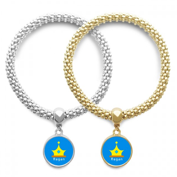 Bracelet Pendentif Amoureux de la Dynastie de la Noblesse de Lord Regan Chaîne de Couple de Bijoux