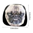 thumbnail image 3 of Homellea Husky Dog Car Headrest Covers, 9.84 Inch Double-Sided Printed Stretch Fabric Seat Head Rest Protectors for Cars, Trucks, SUVs, Interior Decor and Auto Accessories Set, 3 of 7