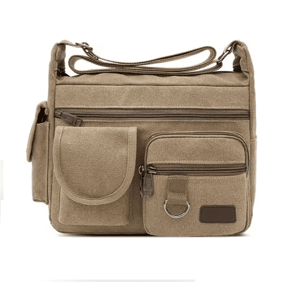 Bandolera Y Bandolera De Lona Malubero CAQUI