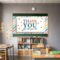 thumbnail image 6 of Colorful Design Thank You Banner Decorative Stars Thank You Banner Appreciation Banner for Employee Recognition Teacher Appreciation Event Decoration, 6 of 6