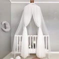 thumbnail image 5 of Mosquitera infantil con forma de cúpula, tienda de campaña, dosel para cama, mosquitera, ropa de cama con encaje redondo, casa de juegos para bebés, niños y niñas, color rosa, 5 of 5