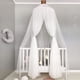 thumbnail image 5 of Mosquitera infantil con forma de cúpula, tienda de campaña, dosel para cama, mosquitera, ropa de cama con encaje redondo, casa de juegos para bebés, niños y niñas, color rosa, 5 of 5