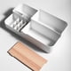 thumbnail image 5 of Caja De Almacenamiento De Cosméticos, Barra De Labios De Escritorio, Tocador Rojo, Mascarilla Para El Cuidado De La Piel, Estante De Acabado De Joyería, Cubierta De Madera Simple sonducket HA022564-00, 5 of 7
