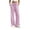 Pink, variant on DeHolifer Women's Striped Pants Pajama Lounge Pants Drawstring Pj Bottoms Wide Leg Trousers with Pocket Blue XL