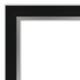 thumbnail image 5 of Amanti Art Non-Beveled Full Length On The Door Mirror - Black Frame Eva Black Silver Outer Size: 19 x 53 in, 5 of 5
