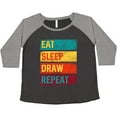 thumbnail image 3 of Inktastic Sketch Artist Eat Sleep Draw Repeat Women's Plus Size T-Shirt, 3 of 5