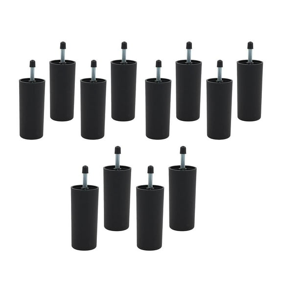 12x Furniture Sofa Legs Set - Coated Tapered Replacement Sofa Couch Ottoman Coffee Table Legs Furniture footstand 100mm