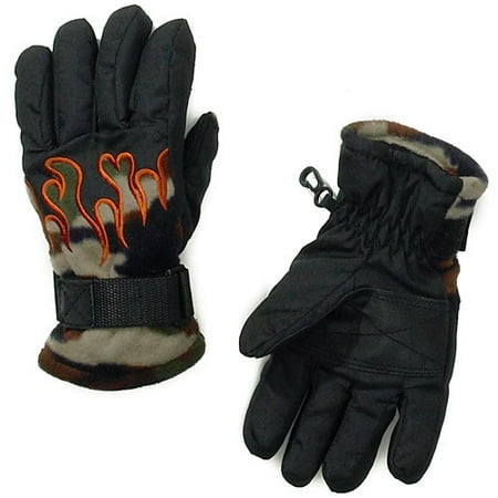 Athletic Works - Boys' Fleece Camo Gloves