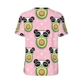 thumbnail image 2 of Daiia Panda Avocado Mens Baseball Jersey Button Down Shirts Short Sleeve Sports Uniforms-3X-Large, 2 of 9