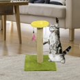 thumbnail image 4 of Transemion 1Pack Scratch Post Refill Pole Grinding Protect Claw Rope Nails Sisal cat Square Green Medium 1Set, 4 of 6