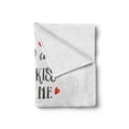 thumbnail image 2 of Valentine's Day Soft Flannel Fleece Throw Blanket, Cartoon Avocado Lovers Pop Culture Keep Calm Slogan, Cozy Plush for Indoor and Outdoor Use, 60" x 80", Grey Green Brown, by Ambesonne, 2 of 6
