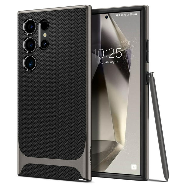 Funda Spigen Neo Hybrid para Galaxy S24 Ultra Gunmetal