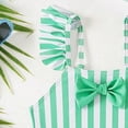 thumbnail image 7 of Xudanell Baby Swimsuit Girl Toddler Bathing Suit Girl Summer Beach Bikini Tankini 2-Piece Swimwear 3-24 Months 2t-5t (Green, 4-5 Years), 7 of 7