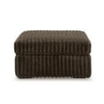 thumbnail image 6 of Roundhill Furniture Solenne Oversized Ottoman with Jumbo Corduroy Upholstery, Chocolate, 6 of 8