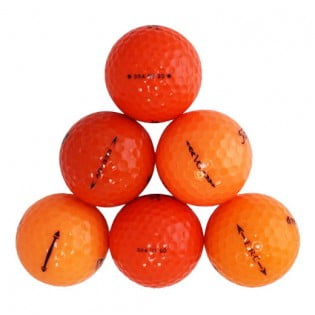 Orange Golf Balls, Assorted Colors, Used, Mint Quality, 50